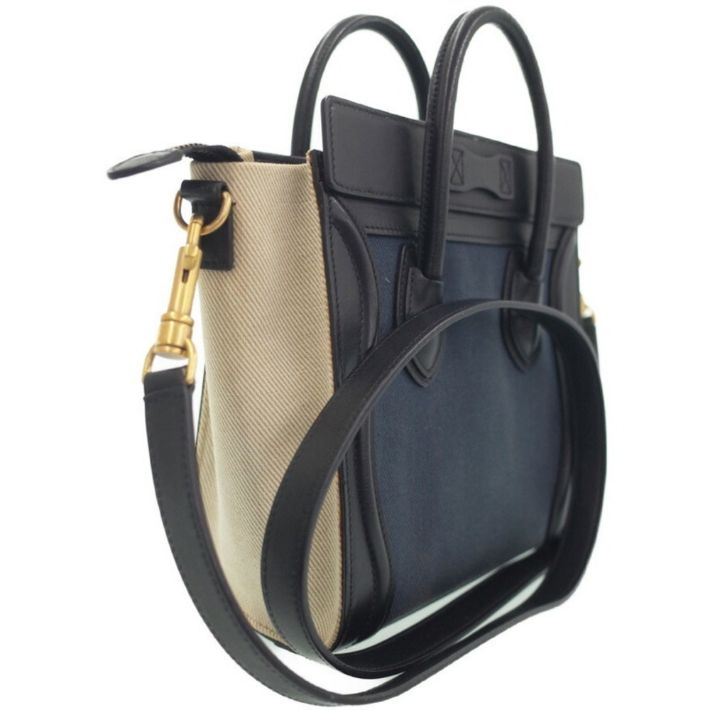 Celine Leather Shoulder Bag Shopper - Picture 1 of 9